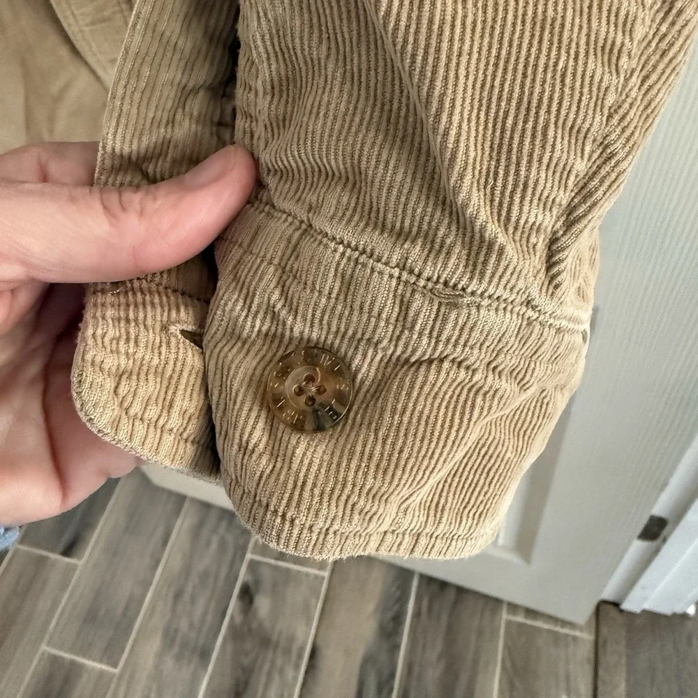 Levi's Men's Corduroy‎ Plaid Sherpa Lined Trucker Jacket M Outdoors See Descr